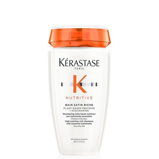 Shampoo Bain Satin Riche Nutritive Nutrición Intensa Del Cabello - Kérastase