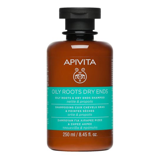 Shampoo Oily Roots & Dry Ends Para Cabello Graso y Puntas Secas - Apivita