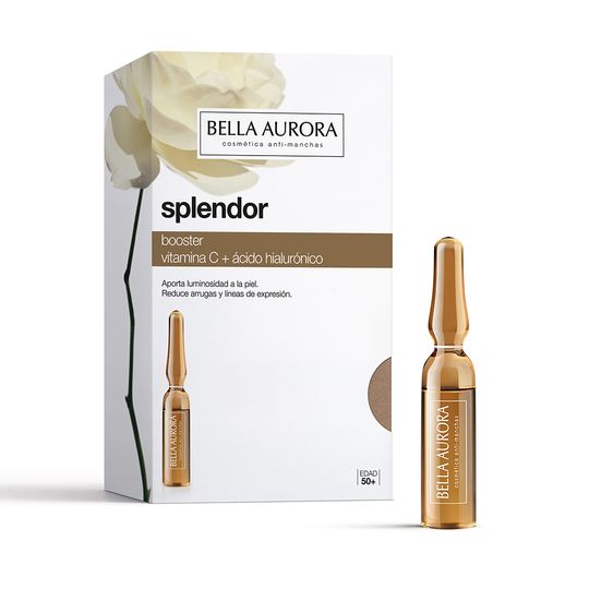 AV Splendor Booster Vitamina C+Ácido Hialurónico en ampollas -Bella Aurora