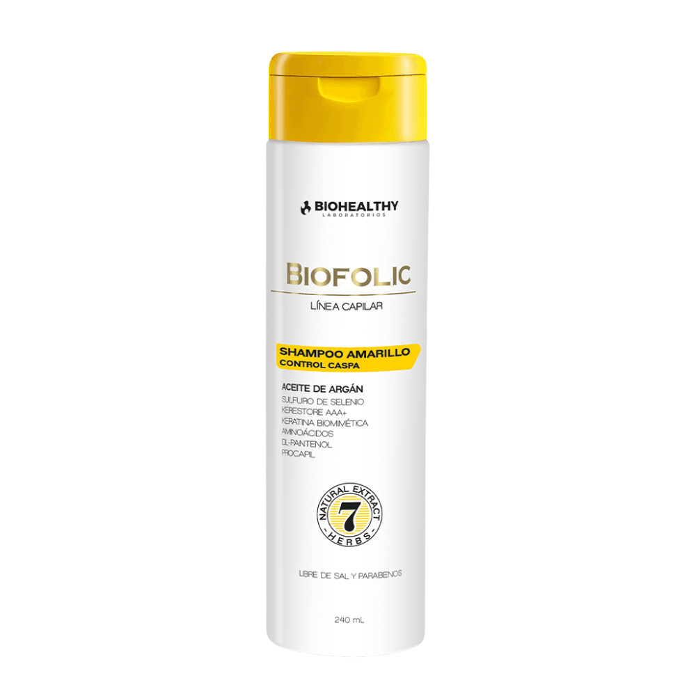 Shampoo Amarillo Biofolic - Biohealthy