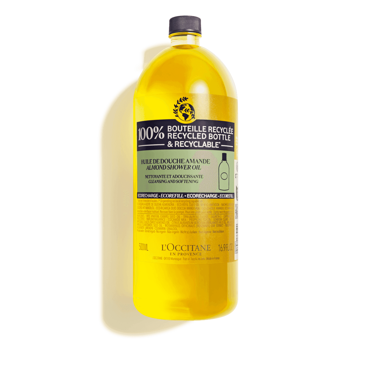 Eco Refill Aceite de Ducha de Almendras 500ml