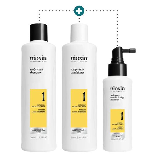 Kit Para Adelgazamiento Y Caída Capilar Sistema 1 - 700 ml - Nioxin