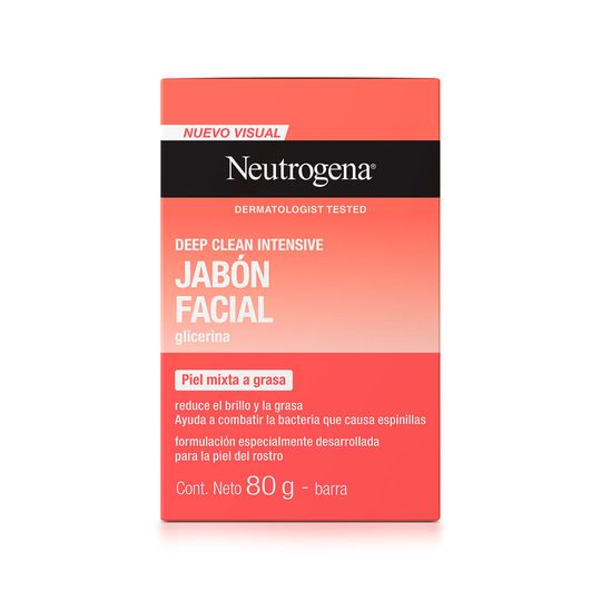 Jabón Facial Barra Deep Clean Intensive - Neutrogena