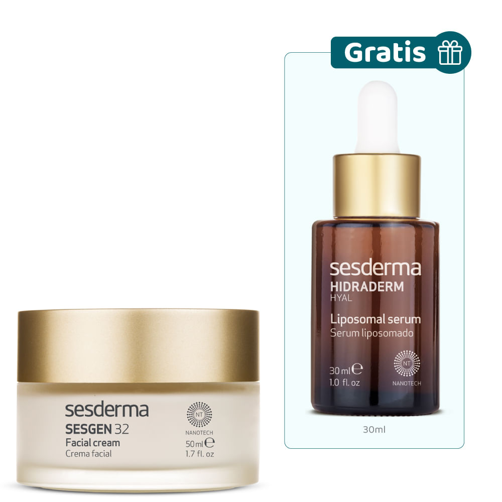 Kit Promoción Sesgen 32 Crema + GRATIS Hidraderm Hyal Serum - Sesderma