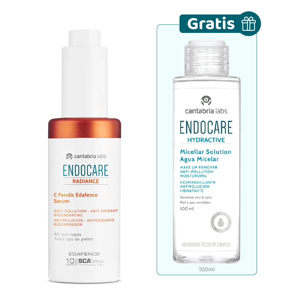 Kit Endocare Radiance C Ferulic 30ml + Gratis Endocare Hydractive x 100 ml - Cantabria Labs