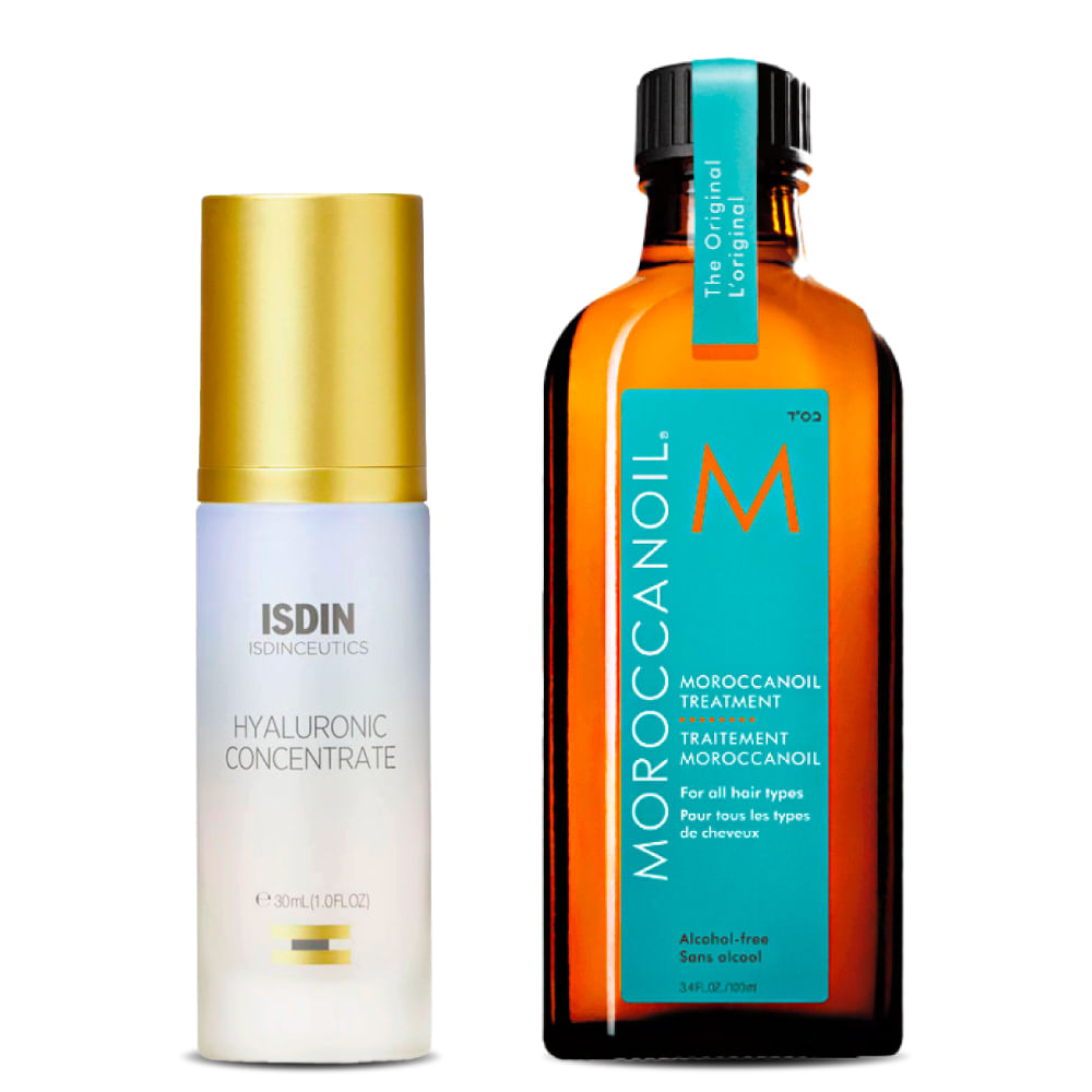Kit Skinification - Hidratación profunda Moroccanoil + Isdin