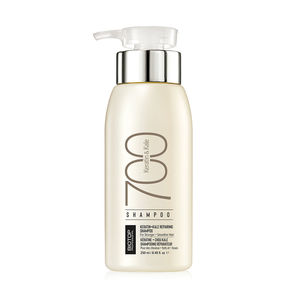 700 Keratin & Kale Shampoo Reparación - Biotop Professional