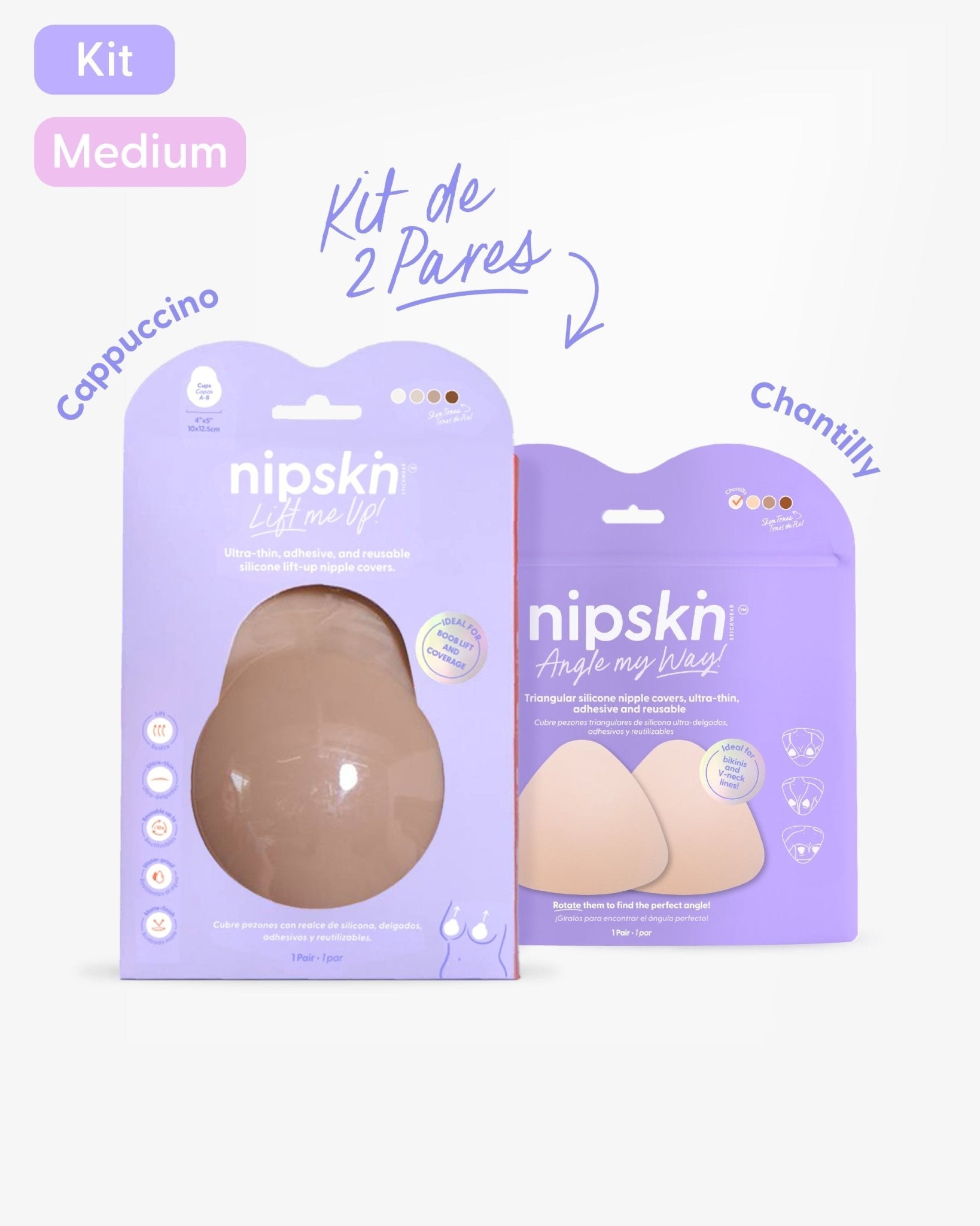 Cubre pezones de Silicona x2 - Nipskin®