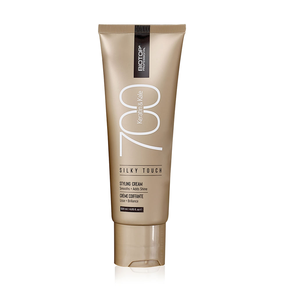700 Keratin & Kale Silky Touch - Crema para peinar Reparación - Biotop Professional