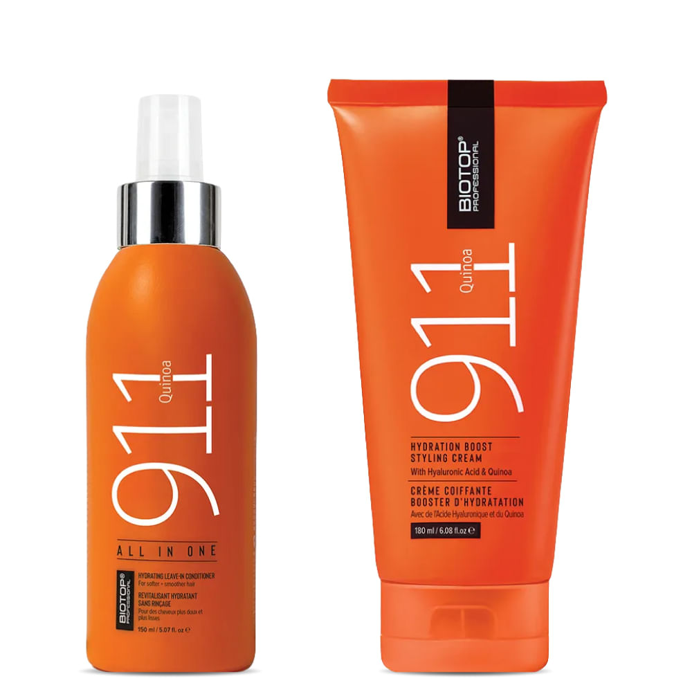 Kit Hidratación & Styling: Styling cream 80 ml + Spray All in One 150 ml - Biotop