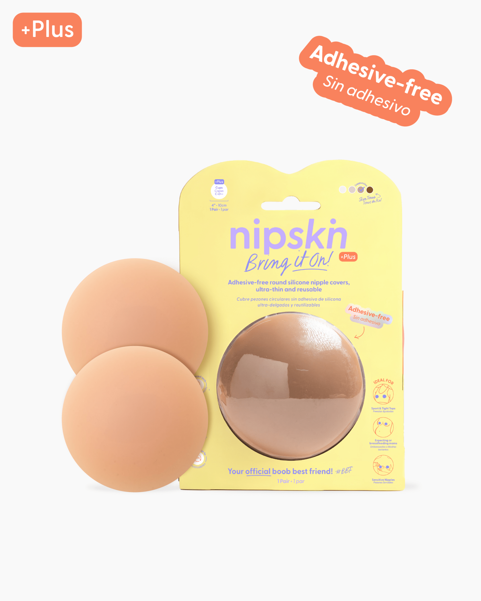 Cubre pezones  Sin Adhesivo Reutilizables, Bring It On | Nipskin®