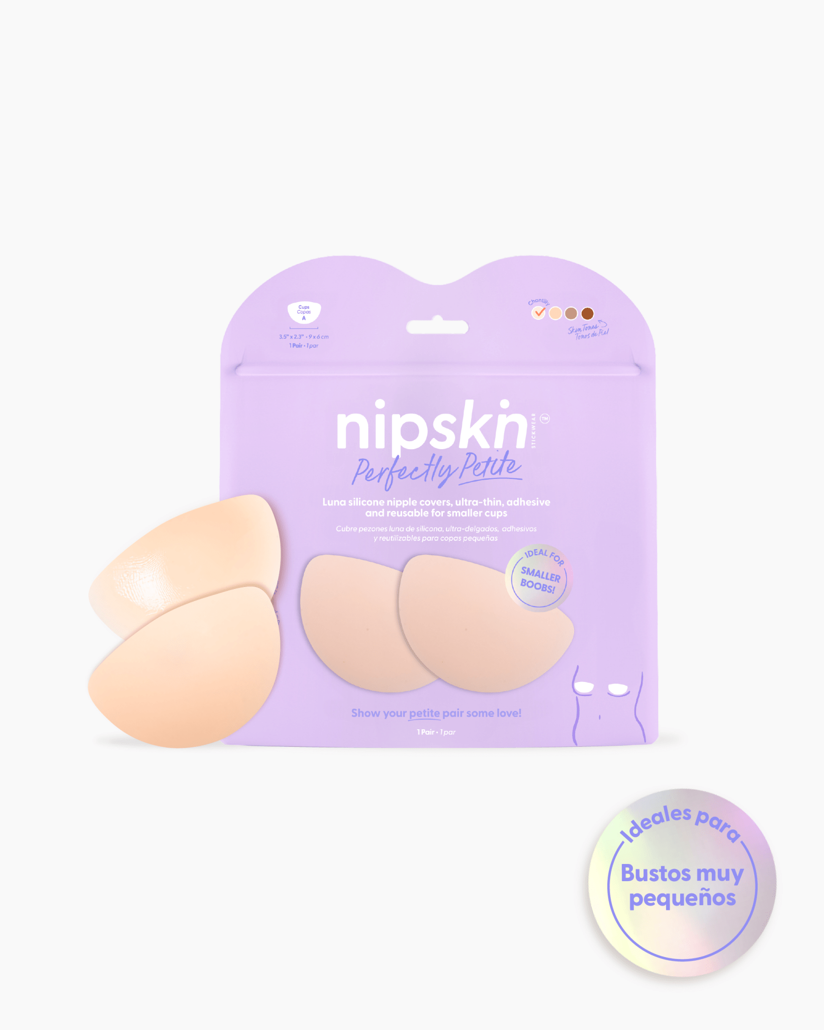 Cubre Pezones de Silicona para Senos Pequeños, Perfectly petite - Nipskin®