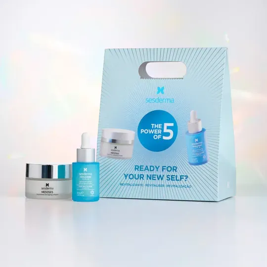 Kit Revitalizante: Hidraderm Hyal 5 Serum 30 ml + Gratis Mesoses Crema 50 ml - Sesderma