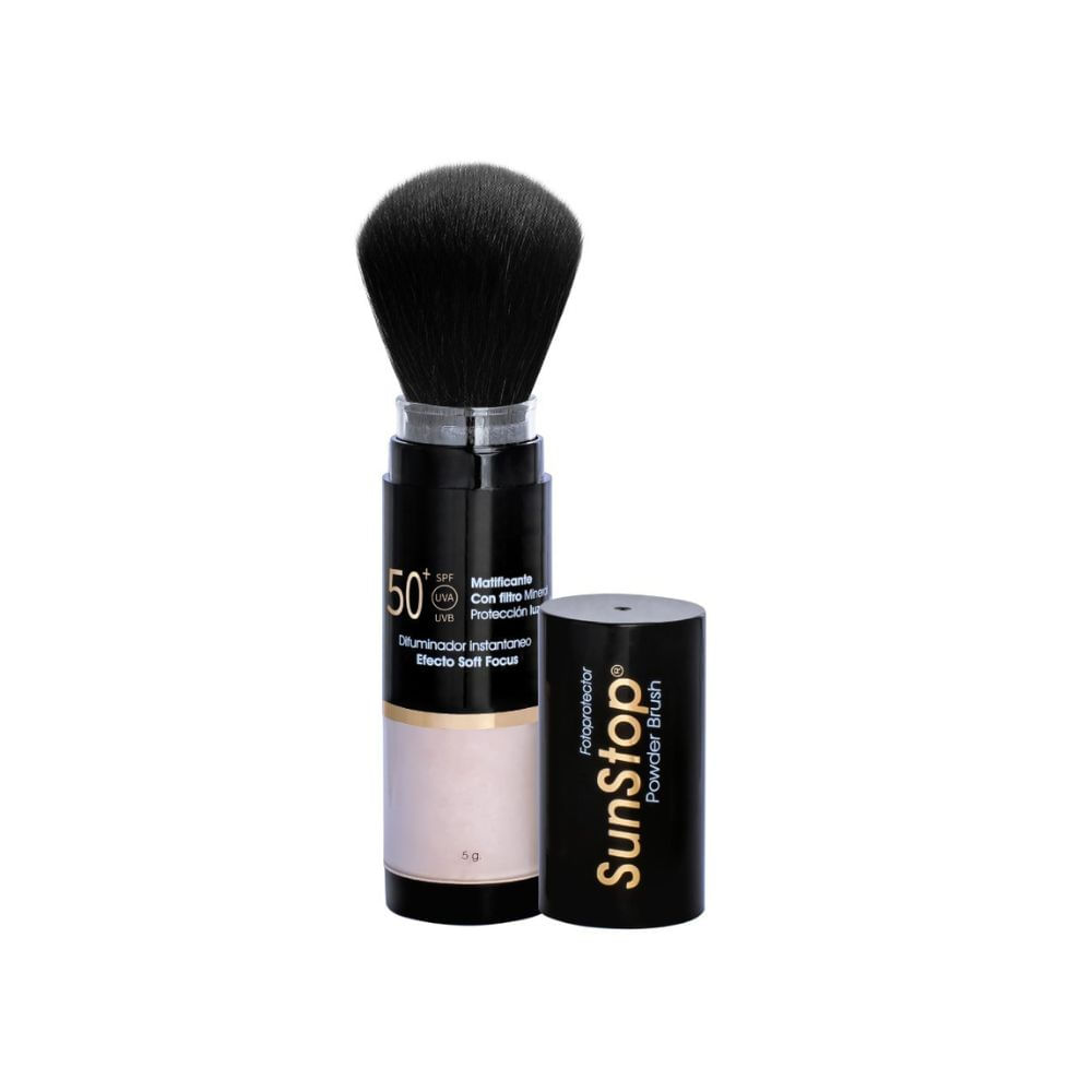 Sunstop Powder Brush SPF 50 translúcido -Pharmaderm
