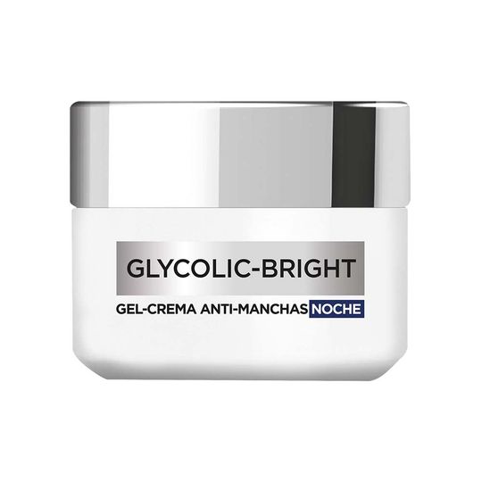 Crema Gel Hidratante Noche Antimanchas Glycolic Bright Ácido Glicólico y Niacinamida - LOréal Paris