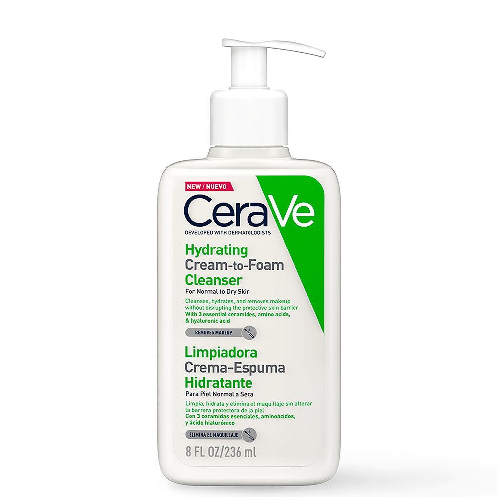 Limpiadora Crema - Espuma Hidratante - CeraVe