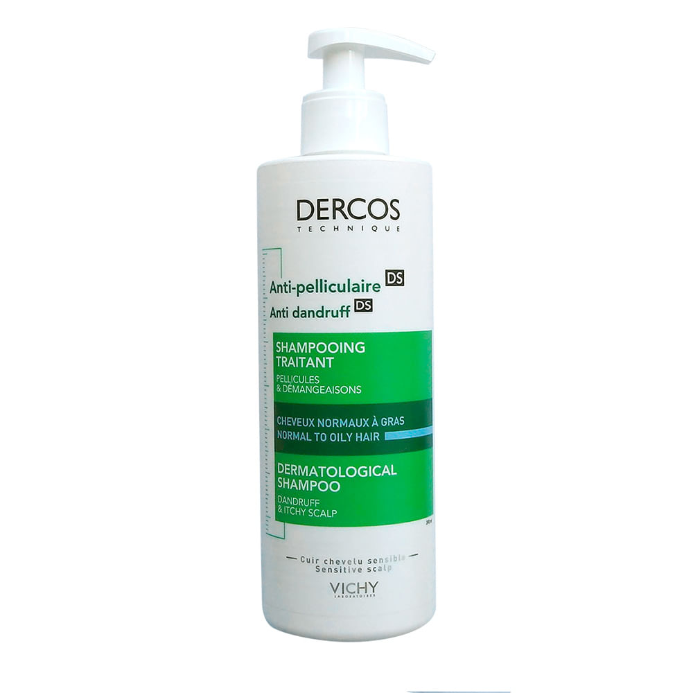 Dercos Shampoo Anticaspa Cabello Graso - Vichy